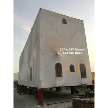 30" x 36" Zipper Access Door (DS-36C) Clear - Image 2