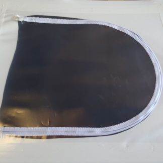 36 inch Clear Zipper Door Installed on Shrink Wrap Cover