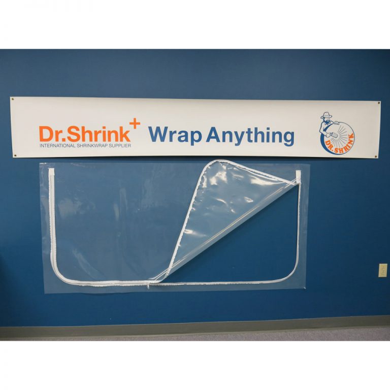 40" x 82" HeavyDuty Zipper Access Door (DS4082HDC) Clear Dr. Shrink