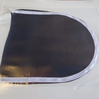36 inch Clear Zipper Door Installed on Shrink Wrap Cover